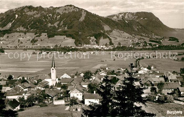 Burgberg Allgaeu mit Stuibenkette