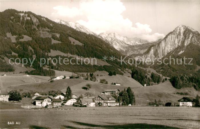 Au Fischen Allgaeu mit Entschenkopf Nebelhorn und Rubihorn