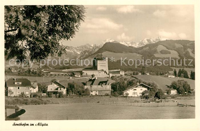 Sonthofen Oberallgaeu Panorama