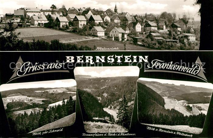 Bernstein Wald Panorama Schnaidblick Romansfelsen Wellesback