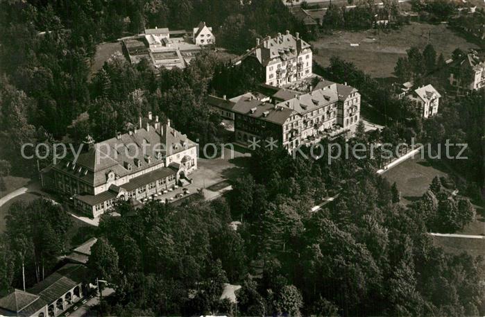Bad Steben Stahl und Moorbad Fliegeraufnahme