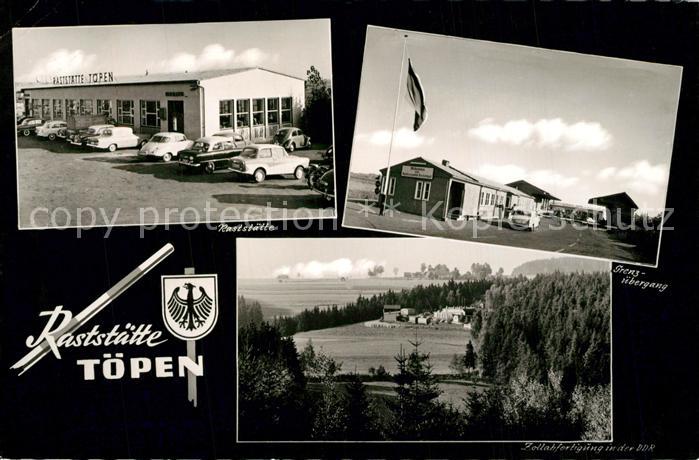 Toepen Raststaette Toepen Grenzuebergang DDR Zollabfertigung