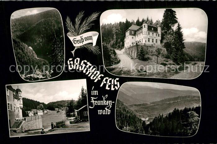 Frankenwald Region Gasthof Fels Panorama