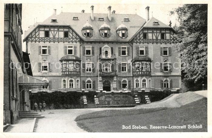 Bad Steben Reserve Lazarett Schloss