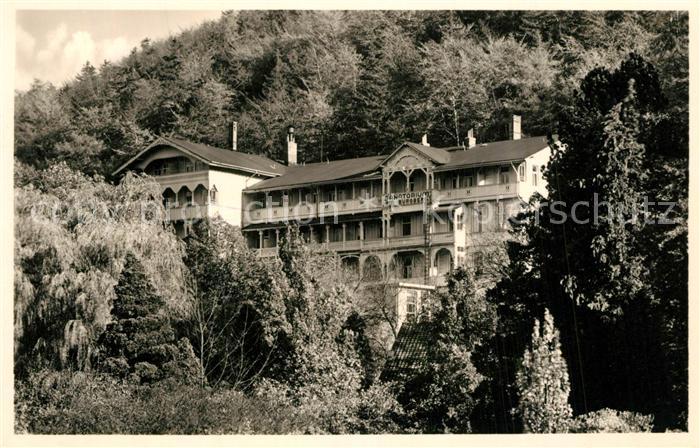 Bad Harzburg Sanatorium am Burgberg Kuranstalt