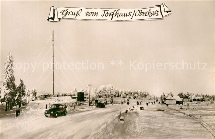 Torfhaus Harz Winterpanorama