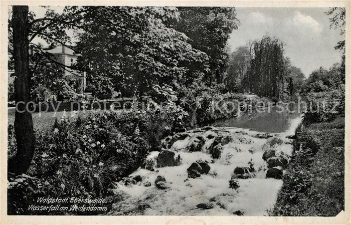 Eberswalde Wasserfall am Weidendamm