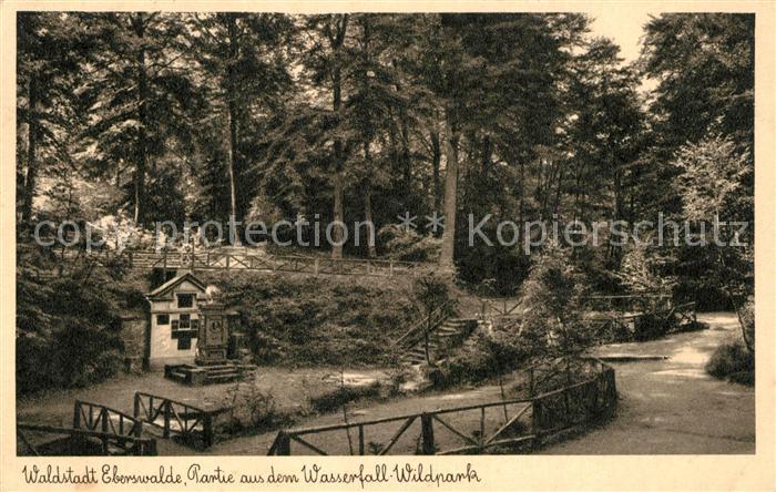 Eberswalde Partie im Wasserfall Wildpark