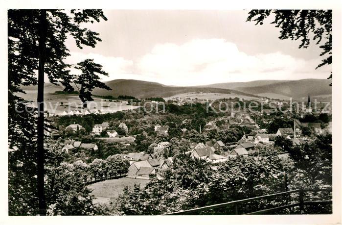 Osterode Harz Blick von der schoenen Aussicht