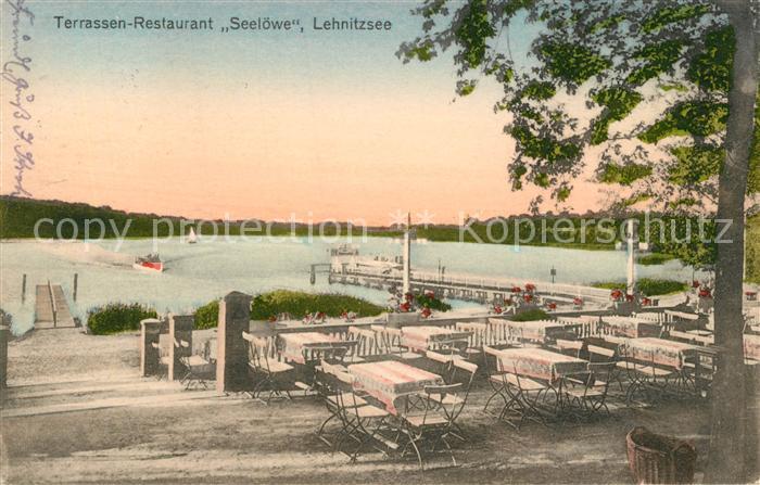 Oranienburg Terrassen Restaurant Seeloewe am Lehnitzsee