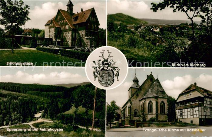 Dassel Solling Erholungsheim Bierbergblick Speerbergtal Ev Kirche mit Ratskeller