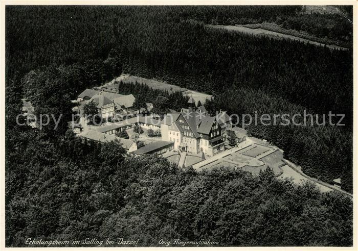 Dassel Solling Erholungsheim Fliegeraufnahme