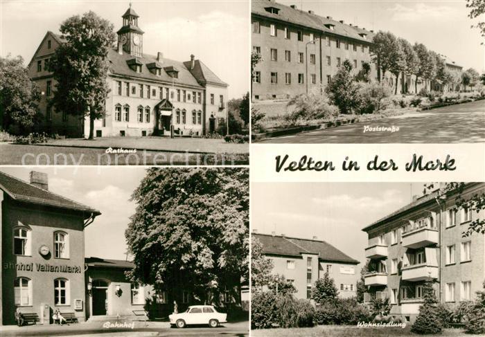 Velten Rathaus Poststrasse Bahnhof Wohnsiedlung