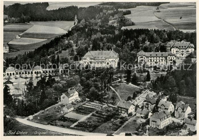 Bad Steben Stahl und Moorbad Fliegeraufnahme