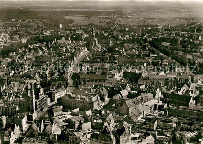 AUGSBURG  CITY Fliegeraufnahme