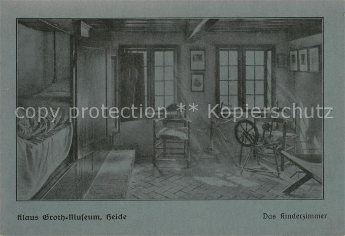 Heide Dithmarschen Klaus Groth Museum Kinderzimmer
