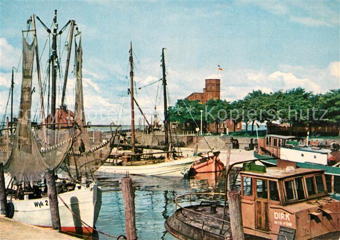 Wyk Foehr Hafen Kutter