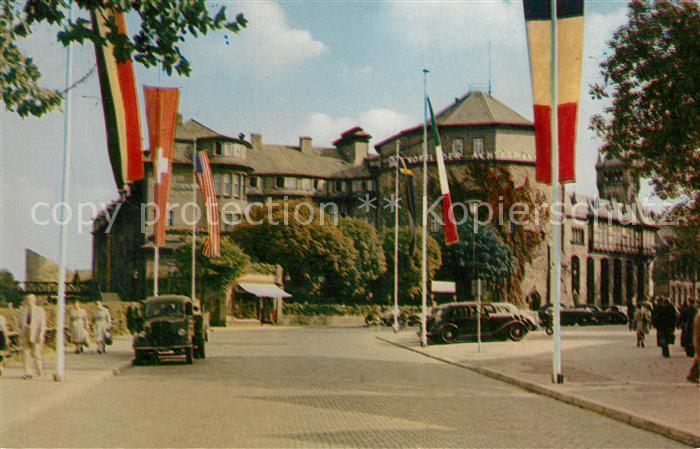 GOSLAR Harz Niedersachsen Hotel der Achtermann Flaggen