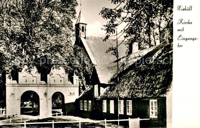 Niebuell Kirche Eingangstor