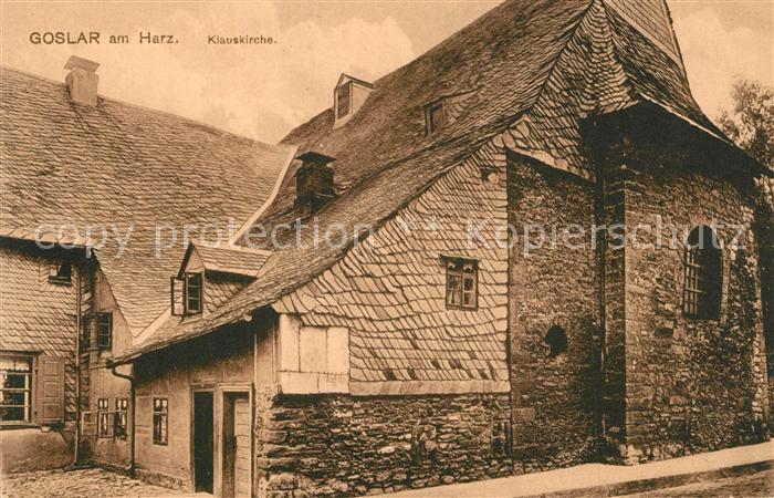 GOSLAR Harz Niedersachsen Klauskirche