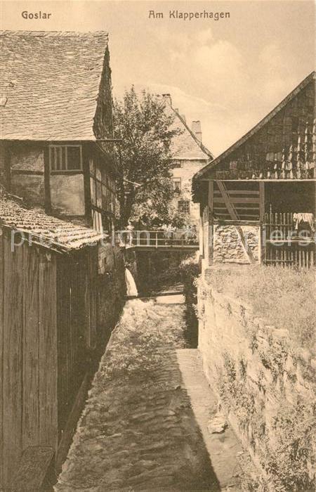 GOSLAR Harz Niedersachsen Klapperhagen Bach