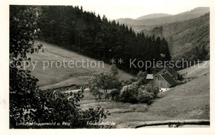 Frauenwald Thueringen Fraubachmuehle