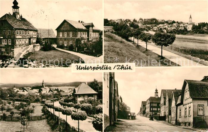Unterpoerlitz Rathaus Panorama Kirche