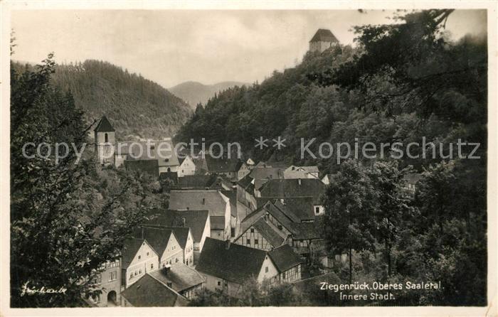 Ziegenrueck Saaletal Panorama