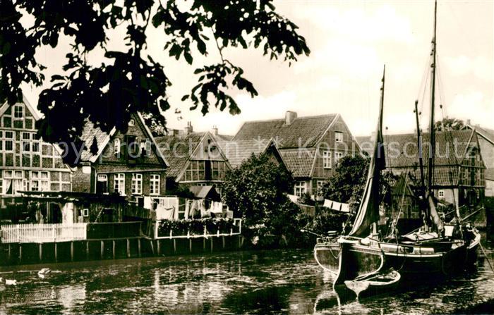 Otterndorf Niederelbe An der Medem Segelboot