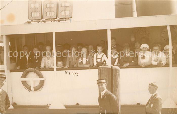 Cuxhaven Duhnen Nordseebad Schiffspassagiere