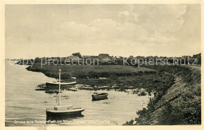 Stade Niederelbe Twielenfleth Deichanlage