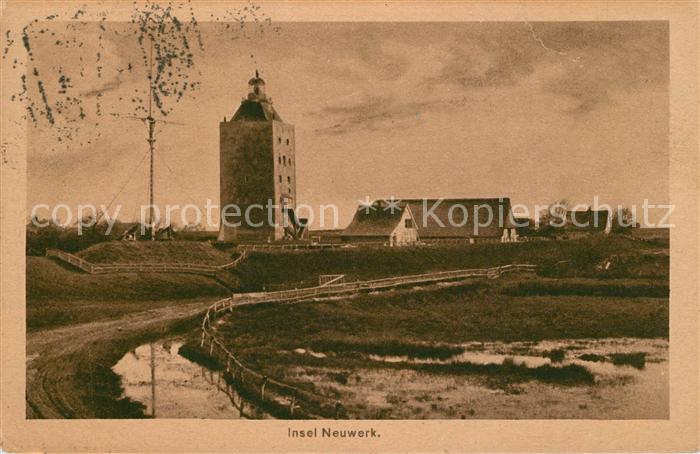 Neuwerk Cuxhaven Nordseebad Leuchtturm