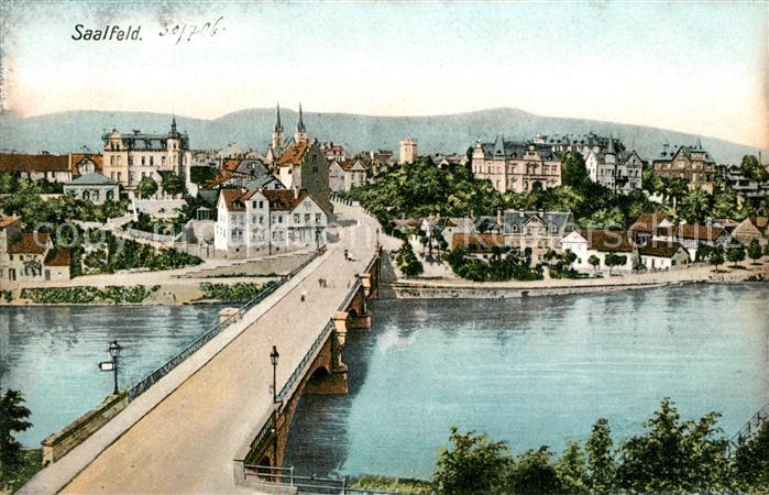 Saalfeld Saale Stadtpanorama