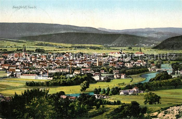 Saalfeld Saale Panorama