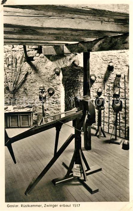 GOSLAR Harz Niedersachsen Ruestkammer Zwinger Altdeutsche Gaststaette