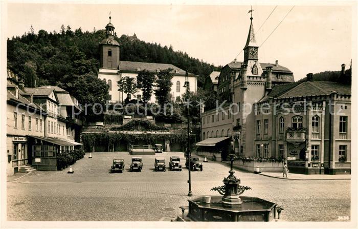Leutenberg Thueringen Marktplatz