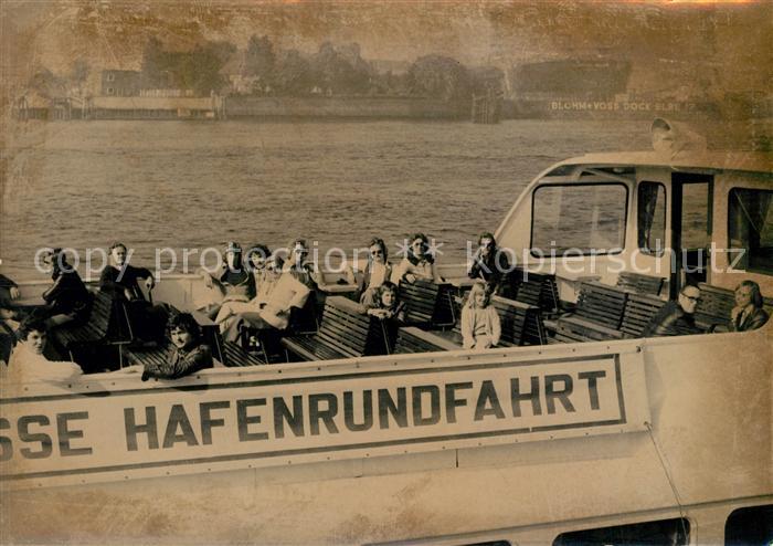 HAMBURG  CITY Grosse Hafenrundfahrt Barkasse