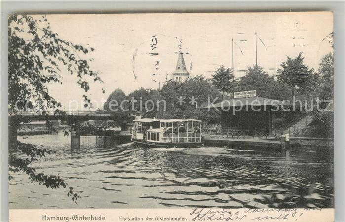 Winterhude Endstation Alsterdampfer