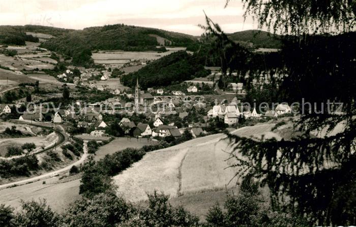 Hartenrod Gladenbach Panorama Erholungsort am Fusse des Schelderwaldes