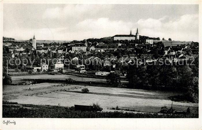 Schleiz Panorama Blick zum Schloss
