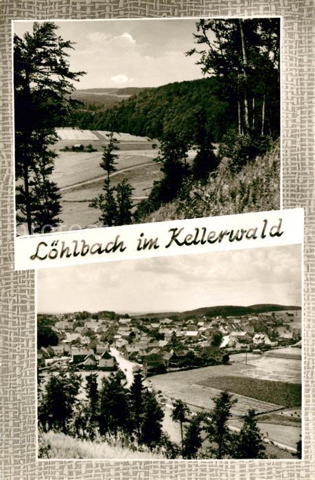 Loehlbach Gesamtansicht Landschaftspanorama Kellerwald