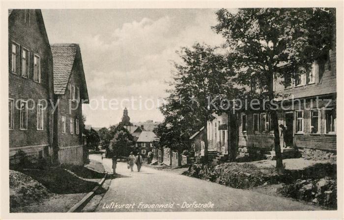 Frauenwald Thueringen Dorfstrasse