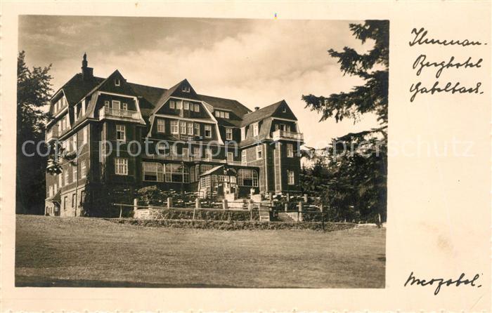 Ilmenau Thueringen Berghotel Kurhaus Gabelbach
