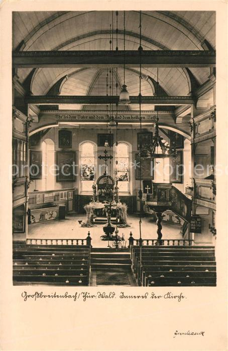 Grossbreitenbach Thueringen Inneres der Kirche