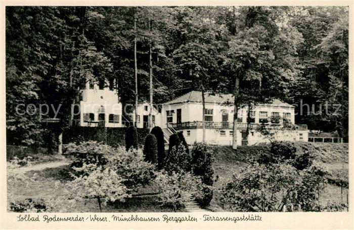 Bodenwerder Muenchhausens Berggarten Terrassengaststaette