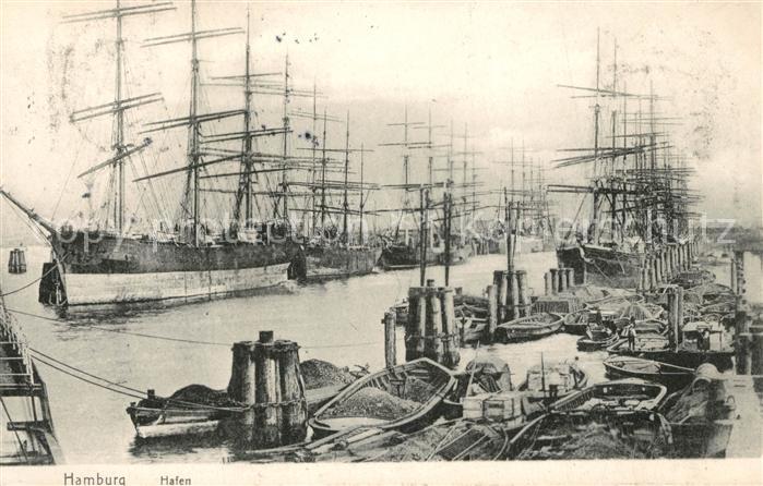 HAMBURG  CITY Hafen Segelschiffe