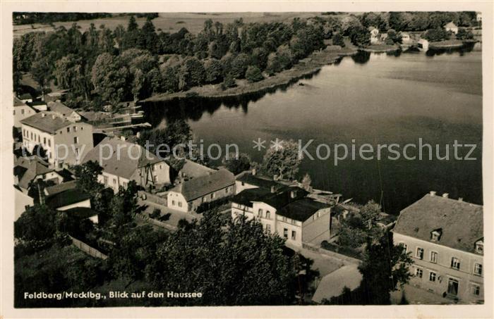 Feldberg Mecklenburg Blick auf den Haussee