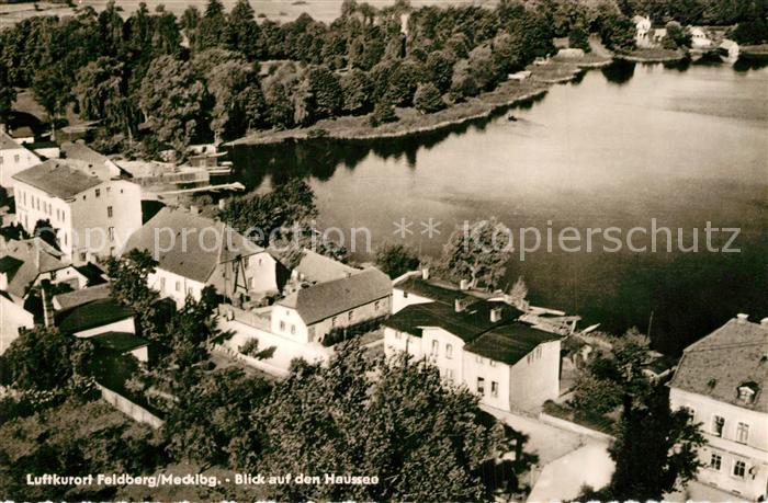 Feldberg Mecklenburg Blick auf den Haussee
