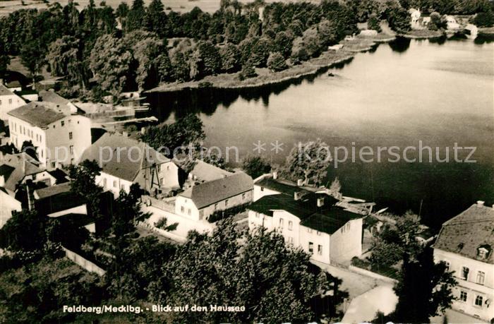 Feldberg Mecklenburg Blick auf den Haussee