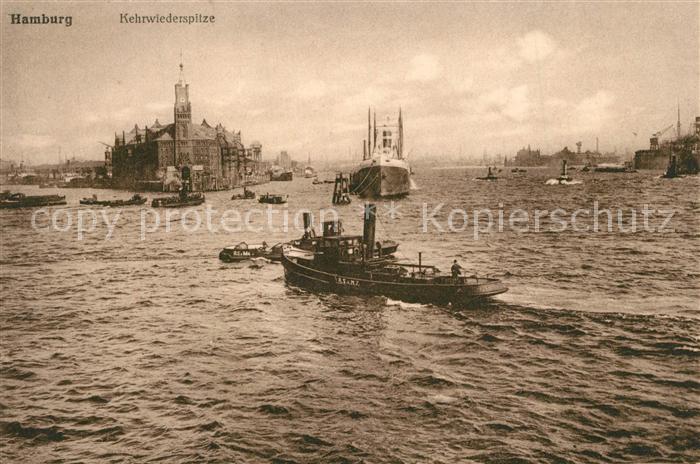 HAMBURG  CITY Kehrwiederspitze Hafen